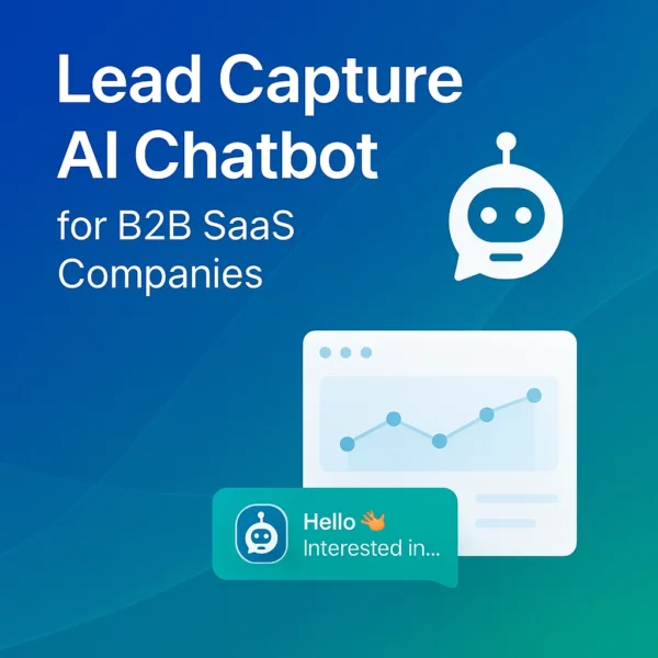 Its And Image Showing Lead Capture Ai Boot Services For B2B Saas